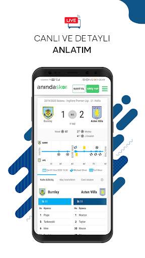 Anında Skor - Oran Karşılaştırma & Canlı Skor screenshot 2