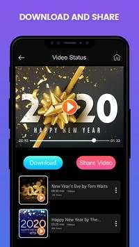 New Year video status 2020 - Happy New Year Status screenshot 3