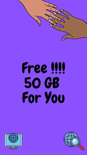 Free Internet 50 GB Data - Free MB 4G data prank screenshot 1