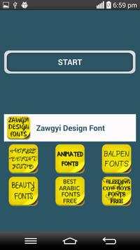 Zawgyi Design Font screenshot 1