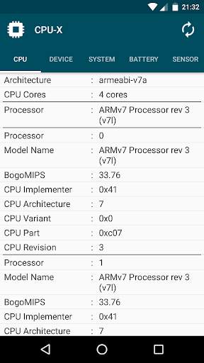 CPU-X 2 تصوير الشاشة