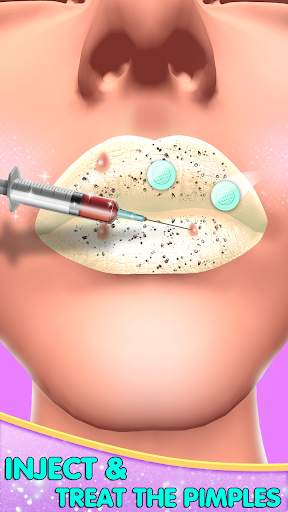 Lips Done 3D Satisfying Lipstick art Makeup Game 2 تصوير الشاشة