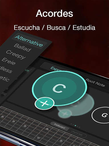 Simulador de guitarra con ritmo libre y juegos screenshot 23
