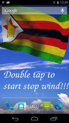 Zimbabwe Flag Live Wallpaper screenshot 1