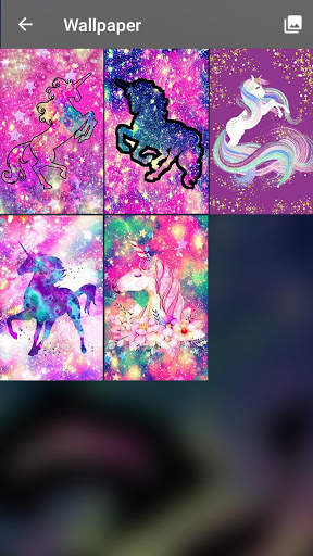 Unicorn Galaxy Wallpaper Girls Screenlock screenshot 7