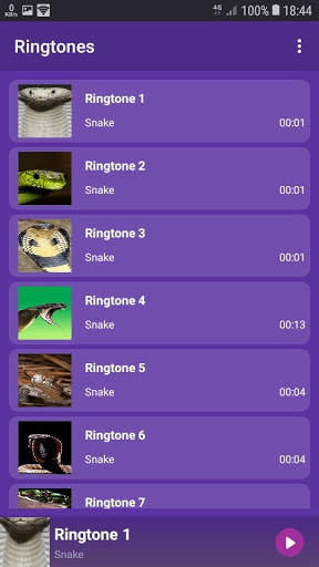 Snake - RINGTONES and WALLPAPERS screenshot 1