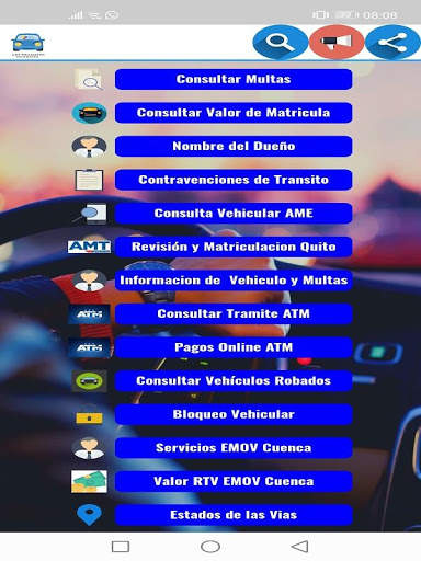 App Transito Ec screenshot 2