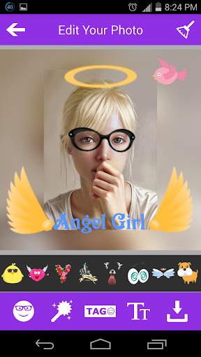 Sweet Girl-Photo Square Editor screenshot 2