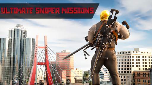 Sniper Shooter Offline Game 3D screenshot 1