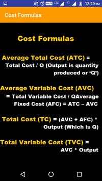 Economics Formulas screenshot 2