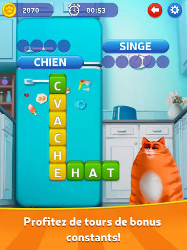 🔥Kitty Scramble: Jeu de recherche de mots screenshot 9
