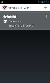 McAfee VPN Client screenshot 5