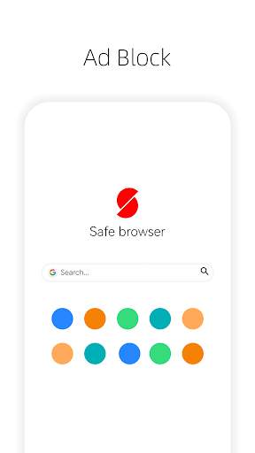 Safe Browser - AdBlock screenshot 1