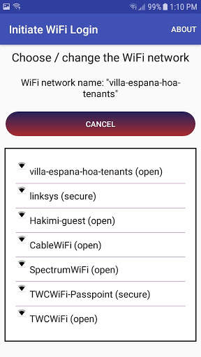 Initiate WiFi Login screenshot 4