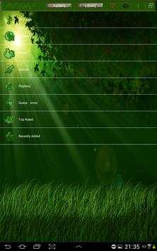 Poweramp Skin Green Jungle скриншот 3
