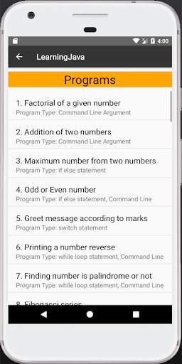 Learning Java screenshot 5