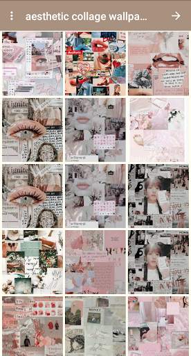 aesthetic collage wallpapers pink screenshot 2