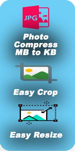 Pic Resize - Tiny photo Compressor MB or KB & Crop скриншот 1