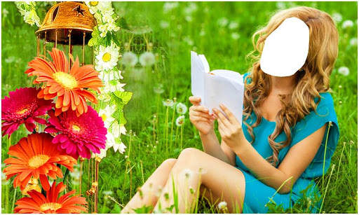 Women With Flowers Photo Suit screenshot 1