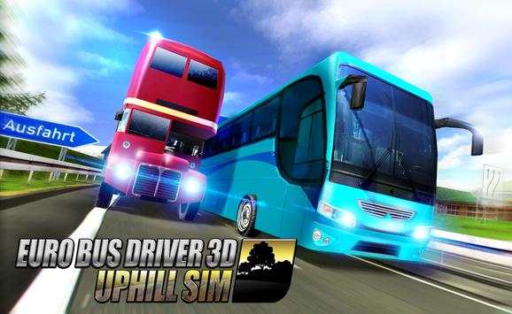 Euro Bus Driver 3D: Uphill Sim screenshot 1