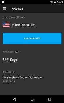 Hideman VPN screenshot 7