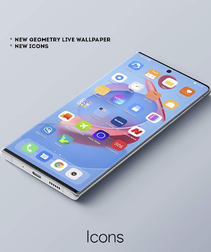 MIUI12.5 Geometry Live Theme for EMUI 11/10/9/8/5 screenshot 3