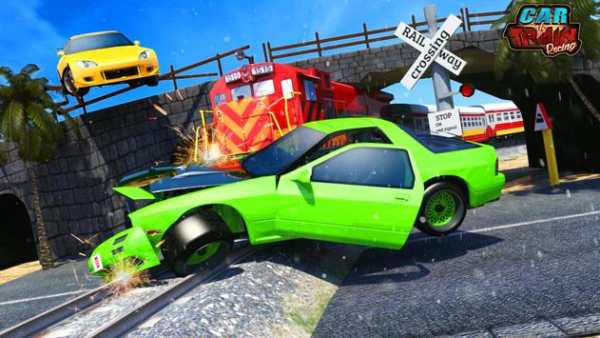 Car Vs Train - Racing Games screenshot 4