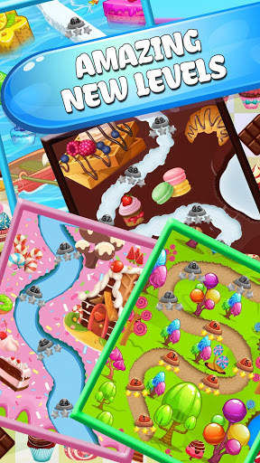 Candy Valley Match 3 - Frozen Mania Sweet Candies screenshot 2