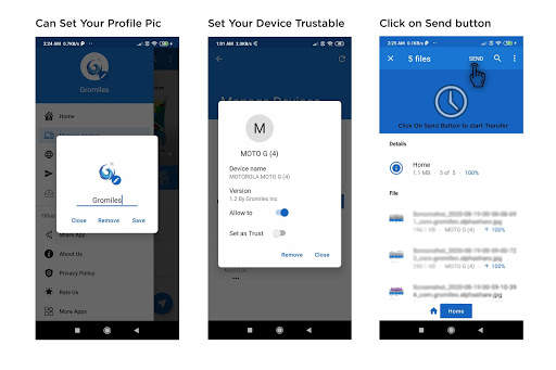 Alpha Share - Share Files & Send Now | By Gromiles screenshot 3