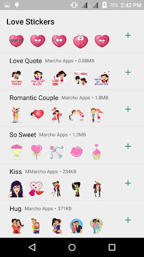 WAStickerApps-Love Stickers For Whatsapp screenshot 2