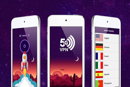 5G Super VPN - Free Unlimited Hotspot Fast Proxy screenshot 1