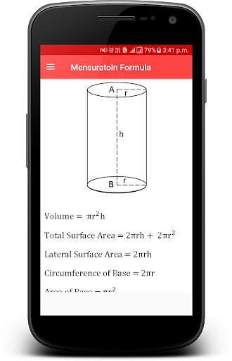 Mensuration Formula - Area and Volume Calculation скриншот 6