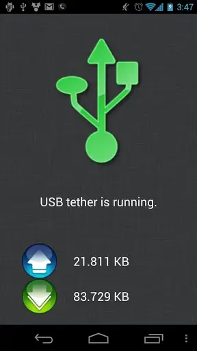 ClockworkMod Tether (no root) screenshot 1