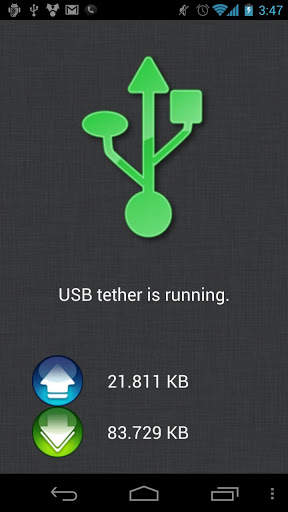 ClockworkMod Tether (no root) screenshot 1