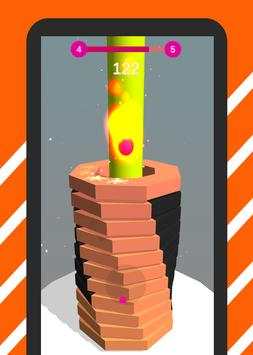 Stack Crush ball – 3d Stack Ball Fall Game screenshot 3
