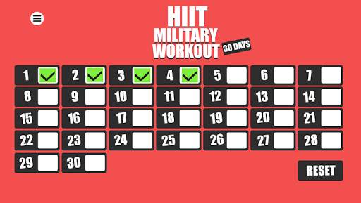 HIIT Military Workout screenshot 1