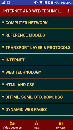 Internet and Web Technology screenshot 1