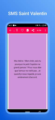 SMS Saint Valentin 2021 screenshot 6