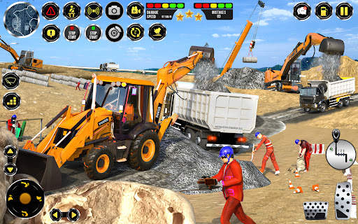 Road Construction JCB Games 3D screenshot 3