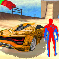 Car Games Superhero Car Stunts logo