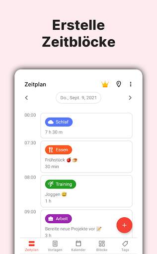 TimeTune Terminplaner, Routine screenshot 1
