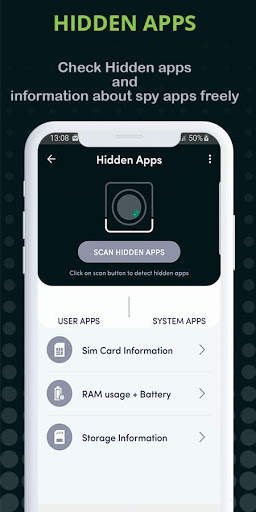 Hidden Apps - Anti Hack & Spy screenshot 1