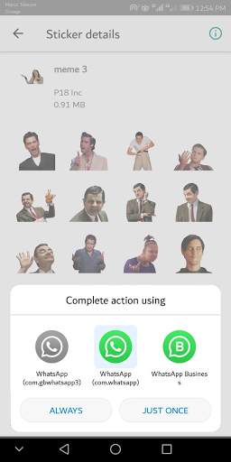 WAStickerApps 😎 FREE Funny Meme & Love Stickers screenshot 3
