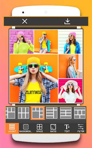 Photo Collage Maker Editor & Mirror Photo Maker 1 تصوير الشاشة