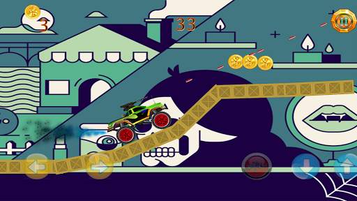 monster truck - big car - war machine game screenshot 2