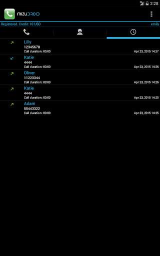 MizuDroid SIP VOIP Softphone screenshot 6
