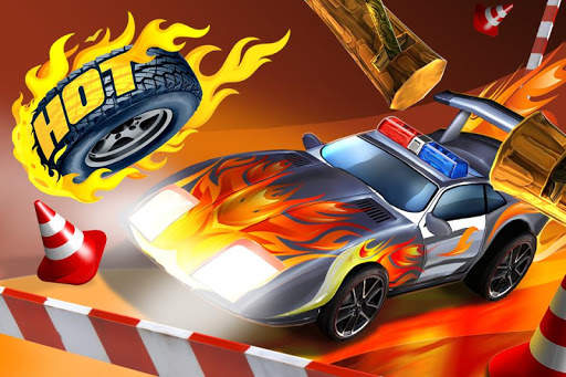 Hot Tire Asphalt Burner Action screenshot 1