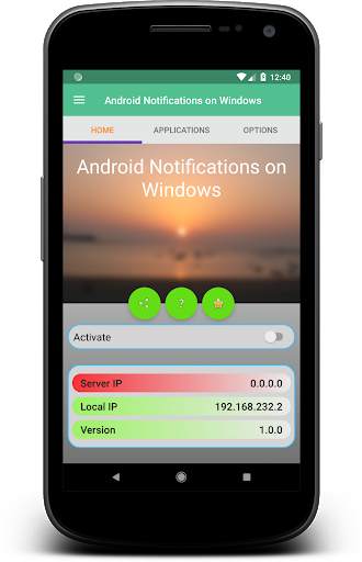 Notifications on Windows for Android screenshot 1