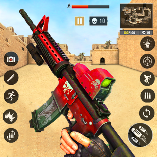 Commando Strike Offline Games icon