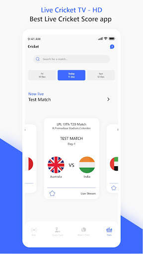 Cricket live score : Live Tv screenshot 3